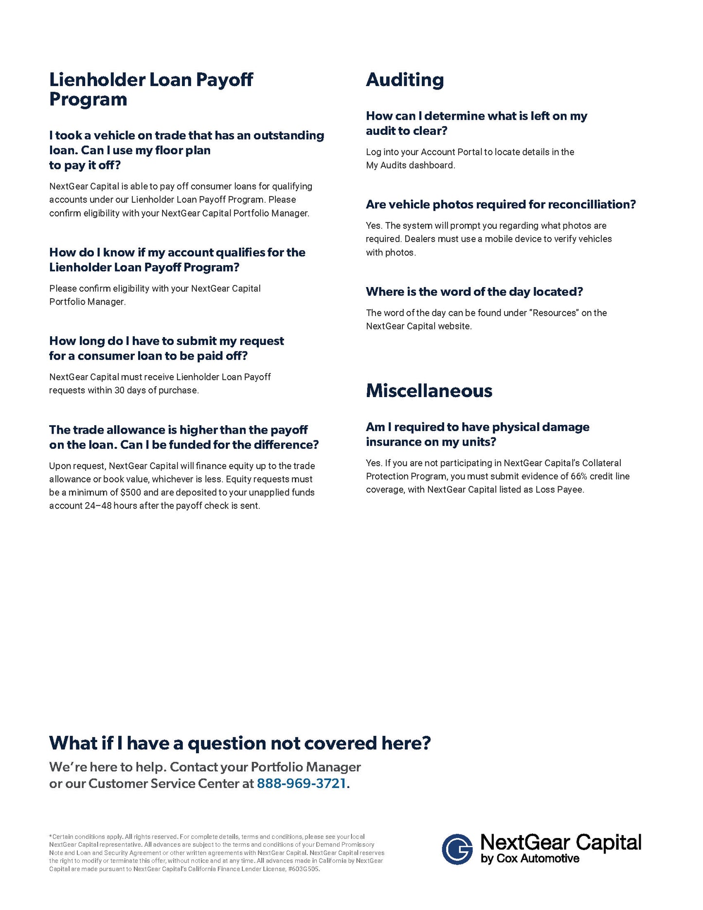 Welcome Packet 2026 - FAQ