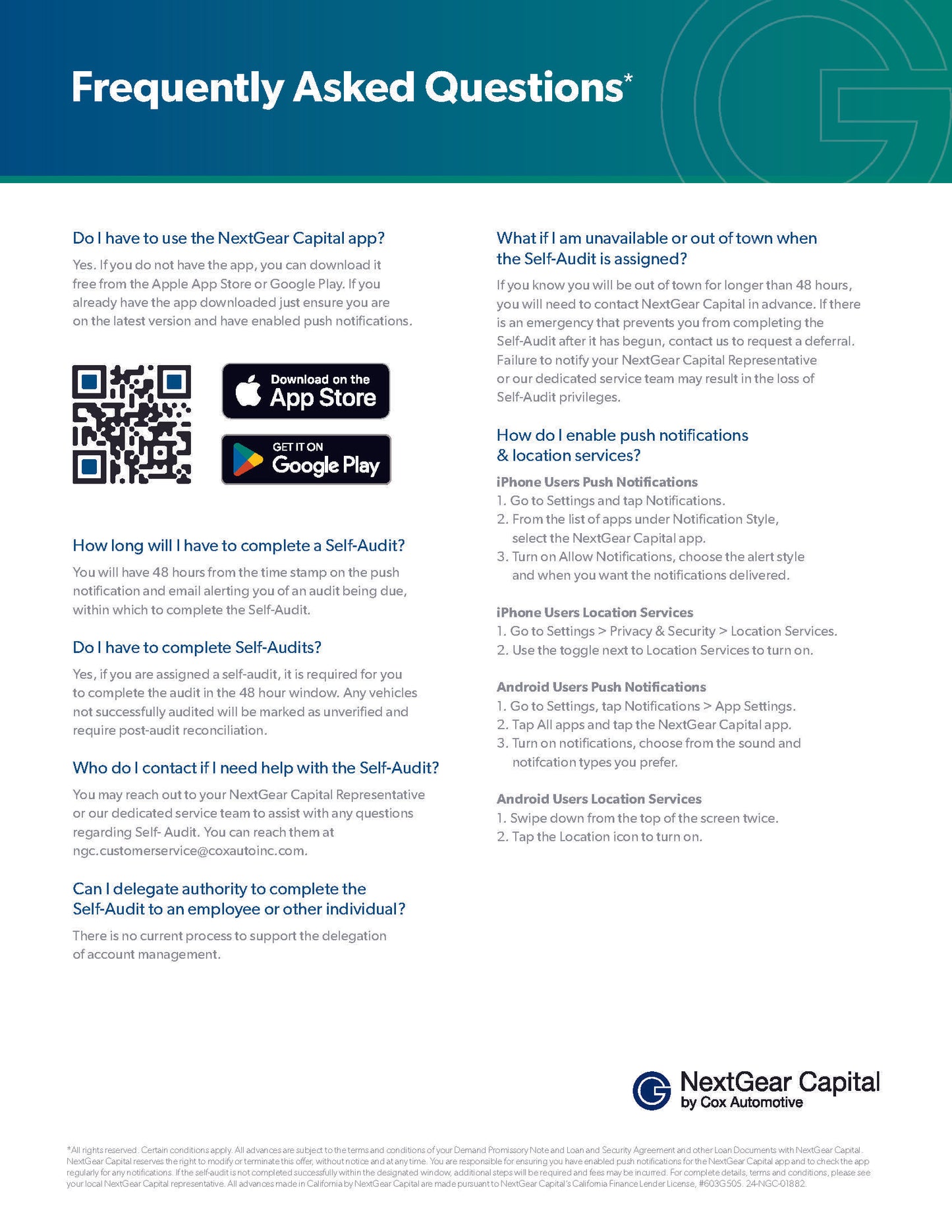 Welcome Packet - FAQ