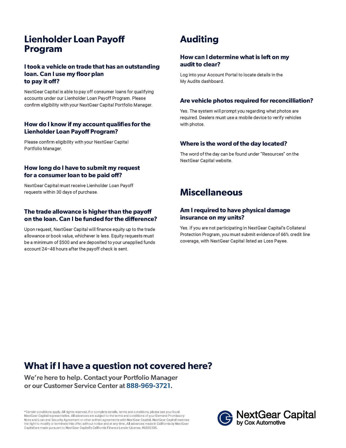 Welcome Packet 2026 - FAQ
