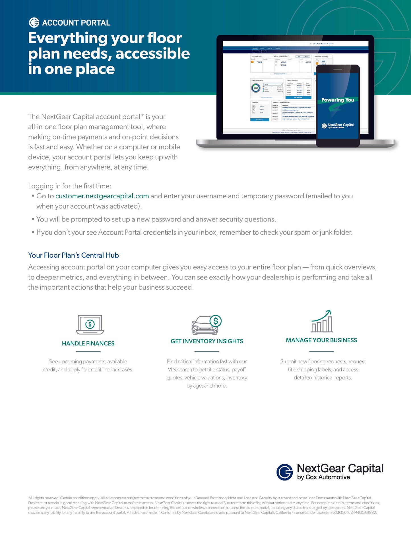 Welcome Packet - Account Portal